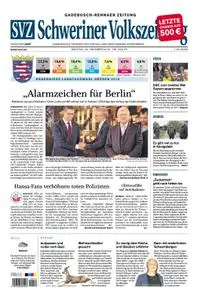 Schweriner Volkszeitung Gadebusch-Rehnaer Zeitung - 29. Oktober 2018