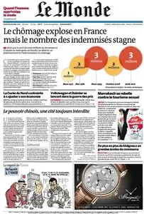 Le Monde et Supplément Mode du Jeudi 27 Septembre 2012