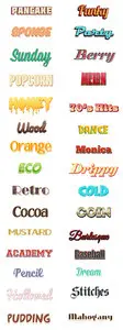 PSD Text Styles Set 1