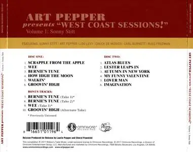 Art Pepper - Art Pepper Presents “West Coast Sessions!” Volume 1: Sonny Stitt (2017) {Omnivore Recordings rec 1980}