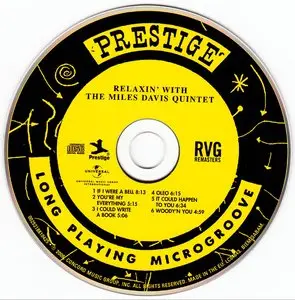 Miles Davis - Relaxin' With The Miles Davis Quintet (1956) {2006 Prestige RVG Remasters Series}