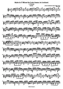 BachJS - Lute Suite BWV 997: 1. Prelude