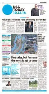 USA Today  October 13 2016