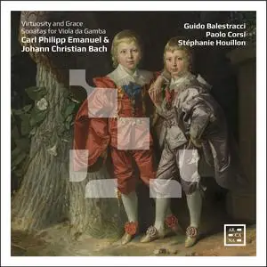 Guido Balestracci, Paolo Corsi & Stéphanie Houillon - Virtuosity and Grace. Sonatas for Viola da Gamba (2023) [24/192]