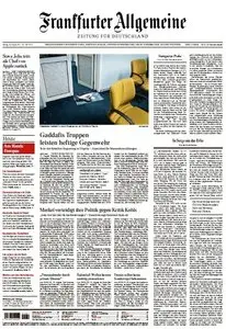 Frankfurter Allgemeine Zeitung vom 26 August 2011