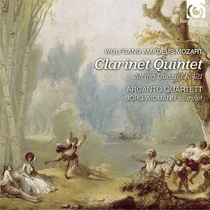 Arcanto Quartett, Jorg Widmann - W.A. Mozart: Clarinet Quintet K581 & String Quartet K421 (2013) [Official Digital Download]