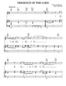 Presence Of The Lord - Blind Faith, Eric Clapton (Piano-Vocal-Guitar)