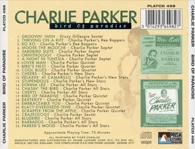 Charlie Parker - Bird Of Paradise (1999) {Prism Leisure Corporation}