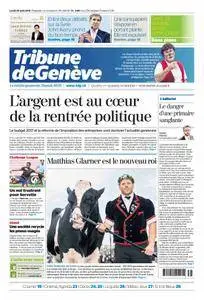 Tribune de Genève du 29 Août 2016