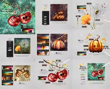 Playful Brushes & Color Palettes for Procreate