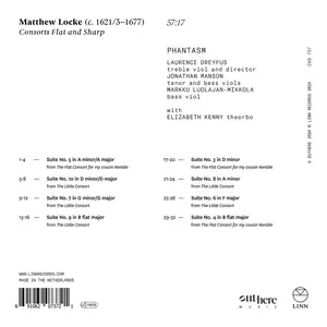 Laurence Dreyfus, Phantasm - Matthew Locke: Consorts Flat and Sharp (2024)