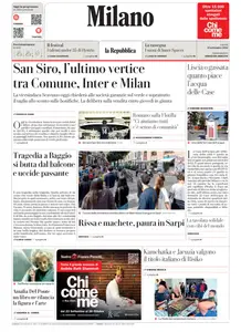 la Repubblica Milano - 15 Settembre 2025
