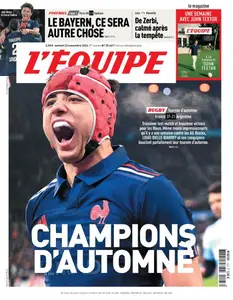 L’equipe du Samedi 23 Novembre 2024