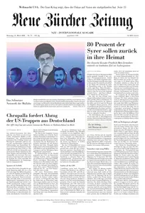Neue Zürcher Zeitung International - 31 März 2026