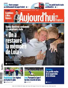 Aujourd’hui en France - 25 Octobre 2025