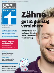 Stiftung Warentest Finanztest Magazin - August 2024