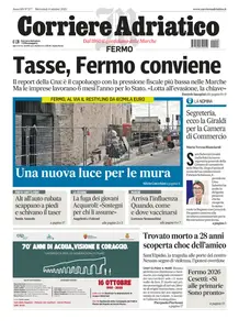 Corriere Adriatico Fermo - 8 Ottobre 2025