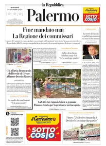 la Repubblica Palermo - 20 Novembre 2024