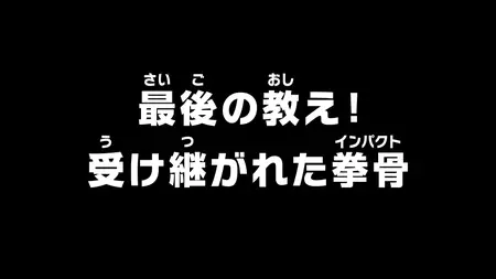 One Piece S01E1122 The Last Lesson Impact Inherited REPACK
