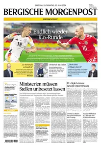 Bergische Morgenpost - 29 Juni 2024