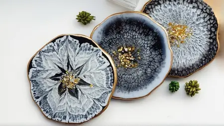 DIY Resin Coasters: Learn 3 Elegant Patterns