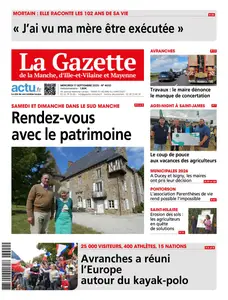 La Gazette de la Manche - 17 Septembre 2025