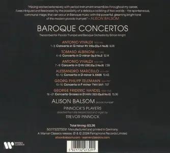 Alison Balsom, Trevor Pinnock, Pinnock's Players - Baroque Concertos: Vivaldi, Albinoni, Marcello, Telemann, Handel (2024)