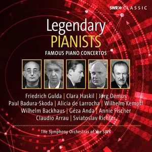 Legendary Pianists - Famous Piano Concertos [10CDs] (2024)