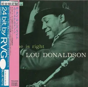 Lou Donaldson - The Time Is Right (1960) CD Rip
