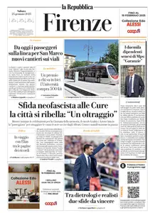 la Repubblica Firenze - 25 Gennaio 2025