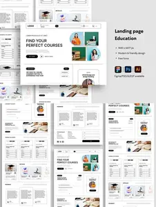 Education Center Website Landing Page LGH6BU8