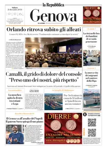 la Repubblica Genova - 21 Dicembre 2024