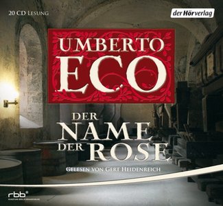 Umberto Eco, "Der Name der Rose", 20 Audio-CDs