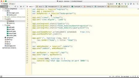 Node.js Web Apps with Express Training Video