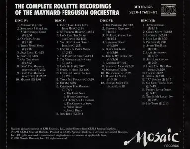 Maynard Ferguson - The Complete Roulette Recordings Of The Maynard Ferguson Orchestra (1958-1962) {10CD Set Mosaic MD10-156}