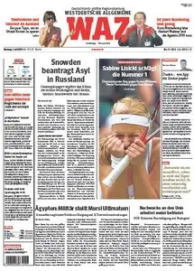 WAZ Westdeutsche Allgemeine Zeitung vom 02 Juli 2013