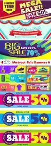 Vectors - Abstract Sale Banners 8