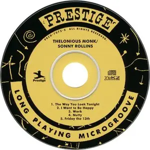 Thelonious Monk & Sonny Rollins - Thelonious Monk & Sonny Rollins (1954) {Prestige 50th Anniversary 20-bit K2 Edition}