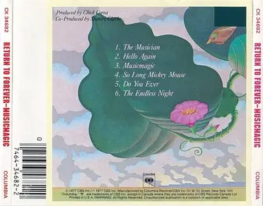 Return To Forever - Musicmagic (1977) {Columbia}