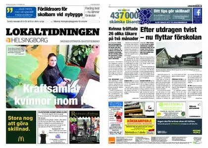 Lokaltidningen Helsingborg – 13 oktober 2018