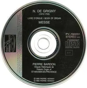 Pierre Bardon - Grigny: Mass (Book Of Organ) (1990) {Pierre Verany Disques} **[RE-UP]**