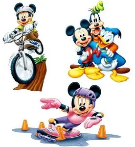 Mickey Mouse and his friends