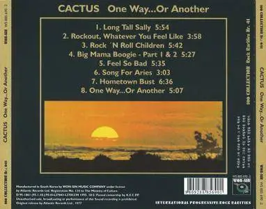 Cactus - One Way... Or Another (1971) {1995, Reissue}