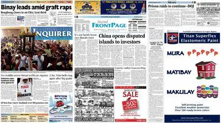 Philippine Daily Inquirer – January 16, 2016