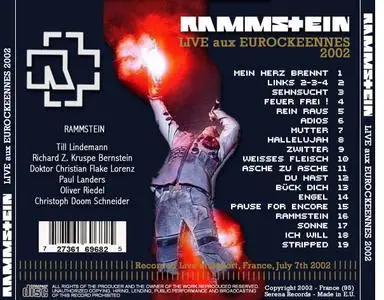 Rammstein - Live aux Eurockeennes 2002