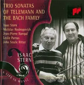Trio Sonatas of Telemann & The Bach Family - Isaac Stern;Jean-Pierre Rampal