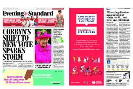 London Evening Standard – July 09, 2019