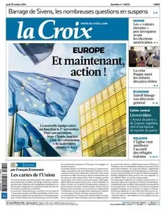 La Croix Du Jeudi 30 Octobre 2014