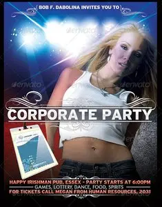 GraphicRiver Corporate party Poster