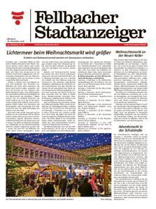 Fellbacher Stadtanzeiger - 28. November 2018